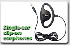Single-ear earphones