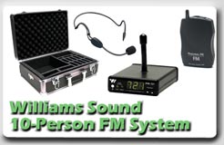 Williams Sound 10-Person FM System